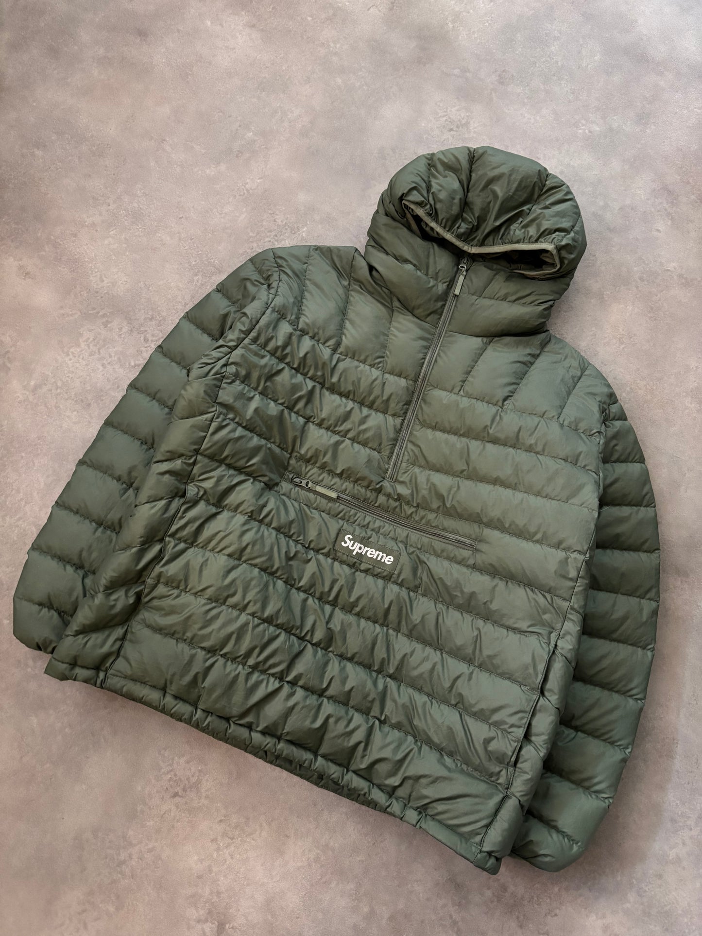 Supreme Micro Down Half Zip Jacket (Str. M)