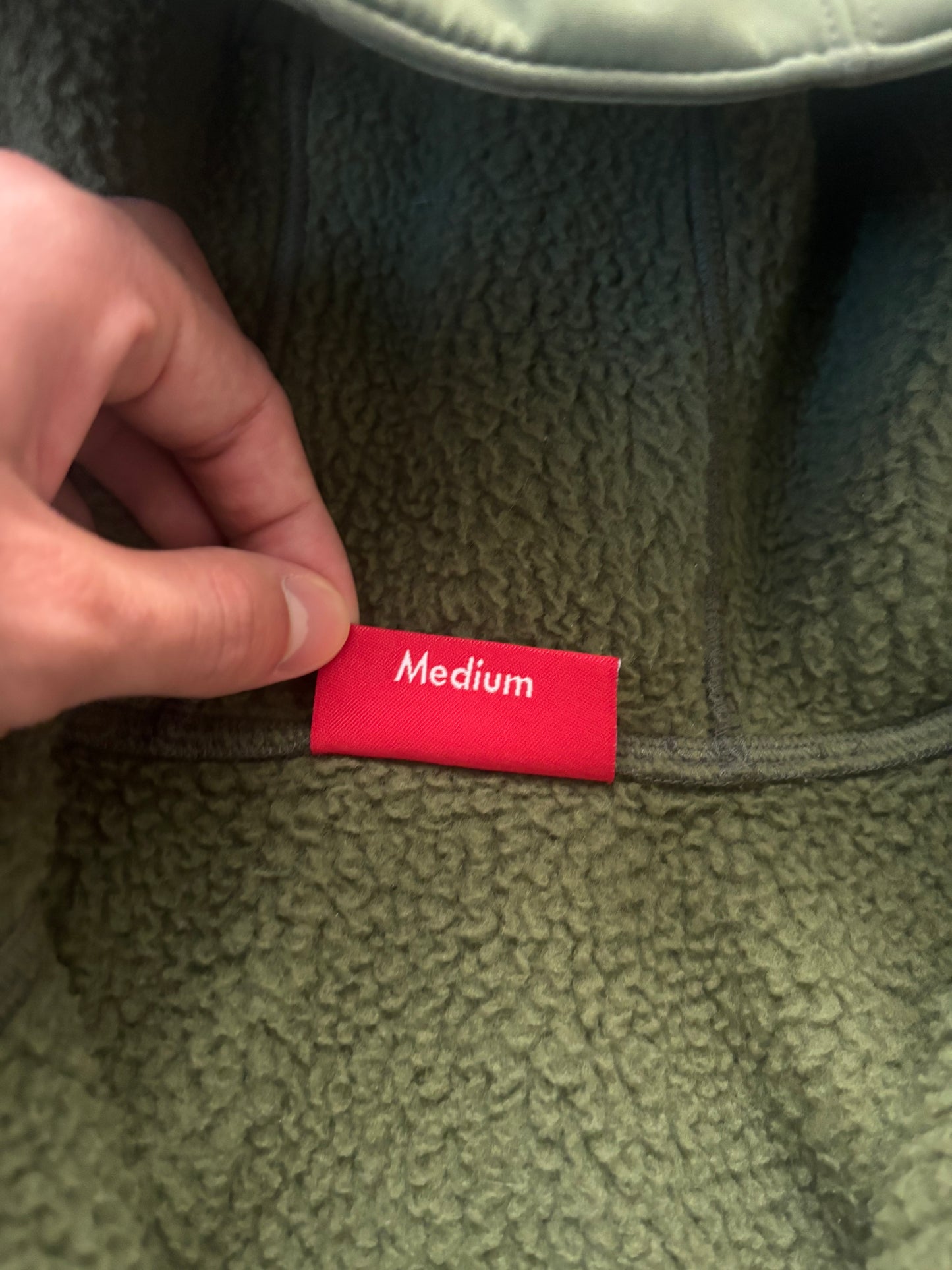 Supreme Windstopper Zip Up Hooded Sweatshirt (Str. M)