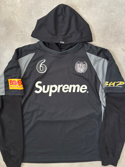 Supreme Hooded Soccer Jersey (Str. M)