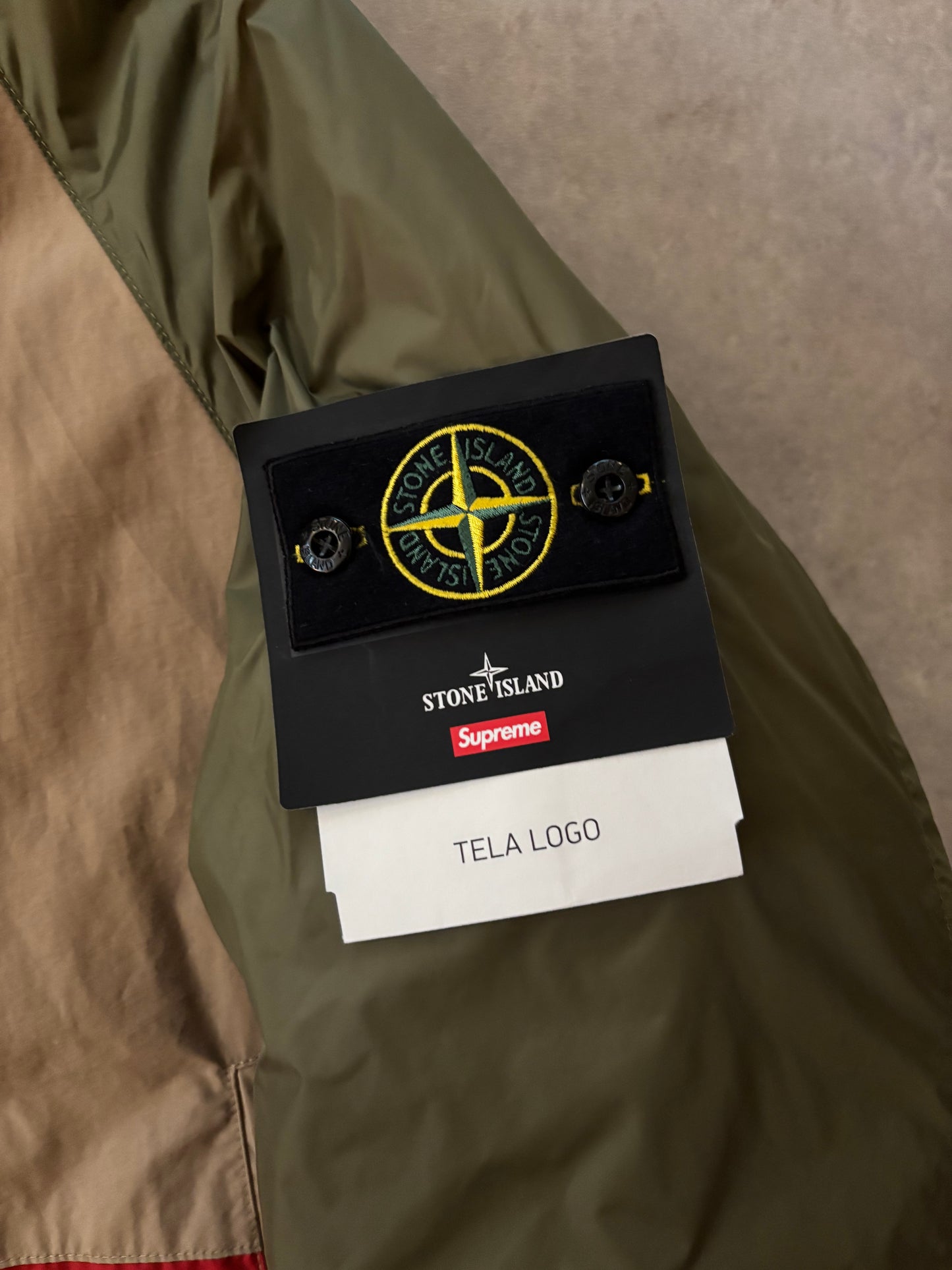 Supreme Stone Island Reversible Down Puffer Jacket  (Str. L)