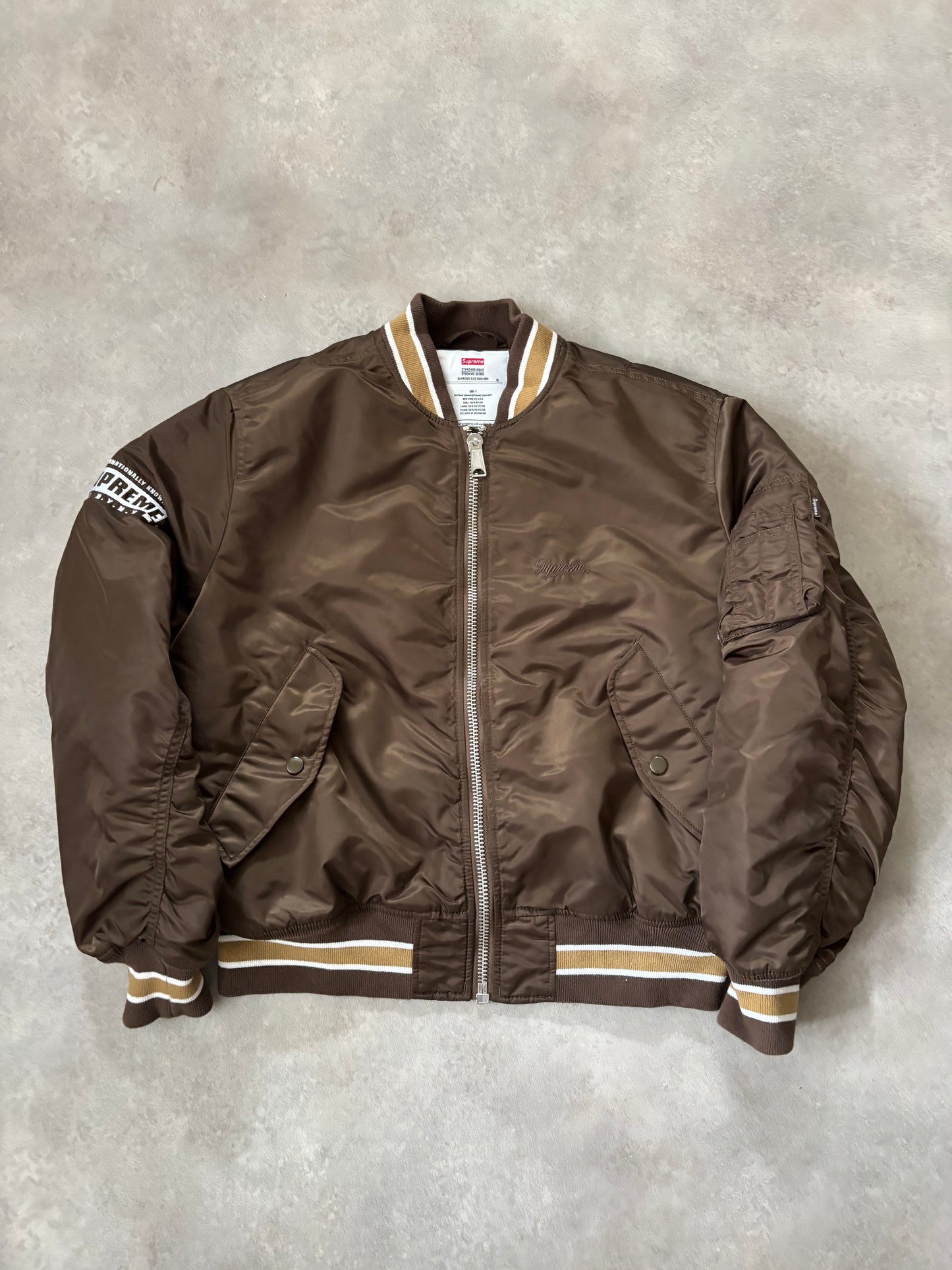 Supreme Second To None MA-1 Jacket (Str. S)