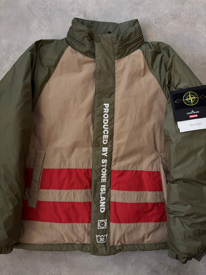 Supreme Stone Island Reversible Down Puffer Jacket  (Str. L)