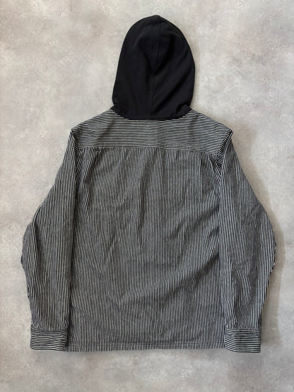 Supreme Striped Hooded Jacket (Str. L)