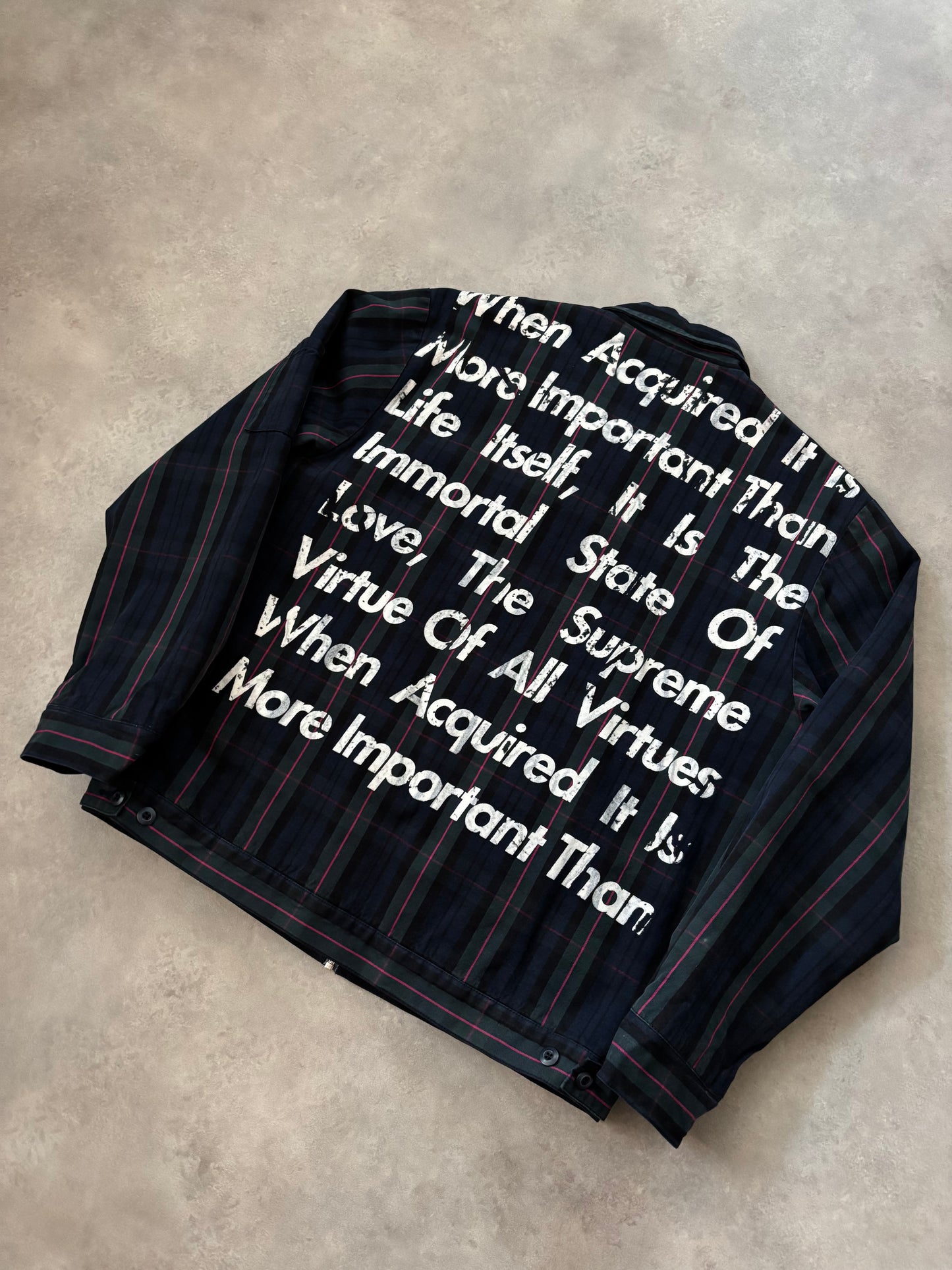 Supreme x JUNYA WATANABE CDG MAN Printed Work Jacket (Str. L)