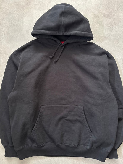 Supreme Satin Applique Hooded Sweatshirt (Str. L)