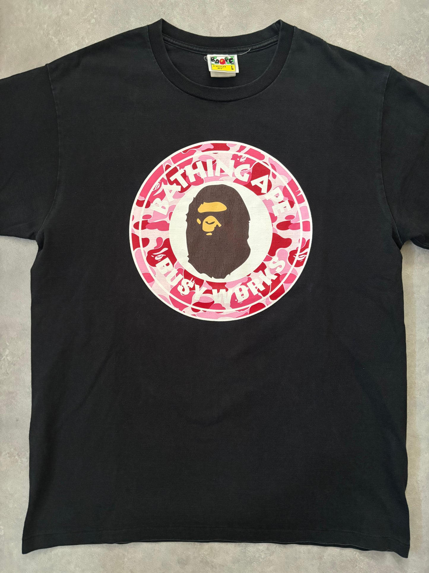 A Bathing Ape Pink Camo Busy Works (Str. M)