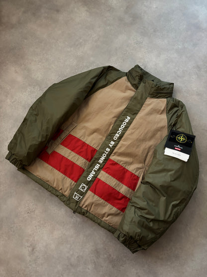 Supreme Stone Island Reversible Down Puffer Jacket  (Str. L)