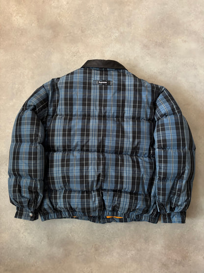 Supreme Leather Collar Puffy Jacket (Str. L)