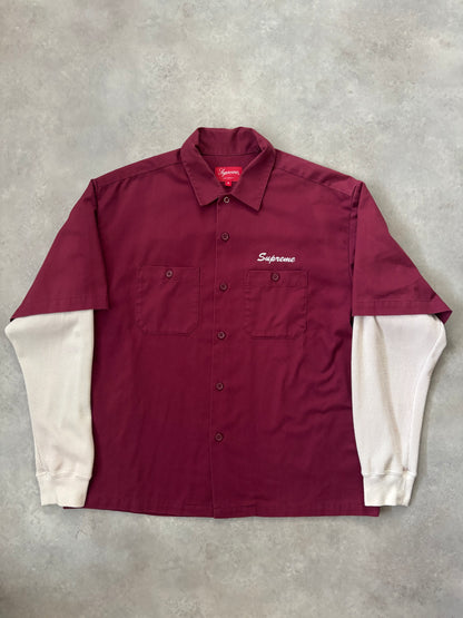 Supreme Double Sleeve Skjorte (Str. S)