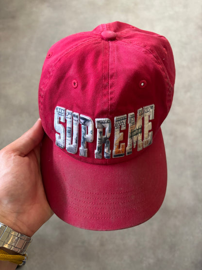 Supreme Embroidered Money Logo 6-Panel Hat