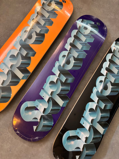 Supreme Chrome Logo Skateboard Deck
