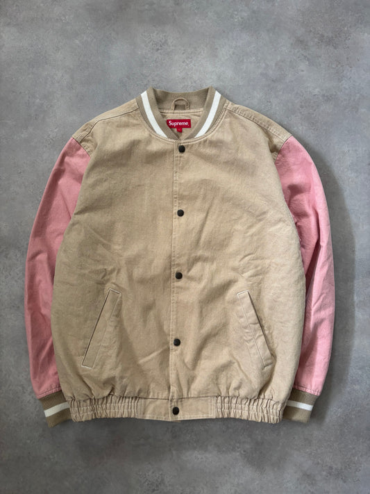 Supreme Denim Varsity Jacket (Str. L)