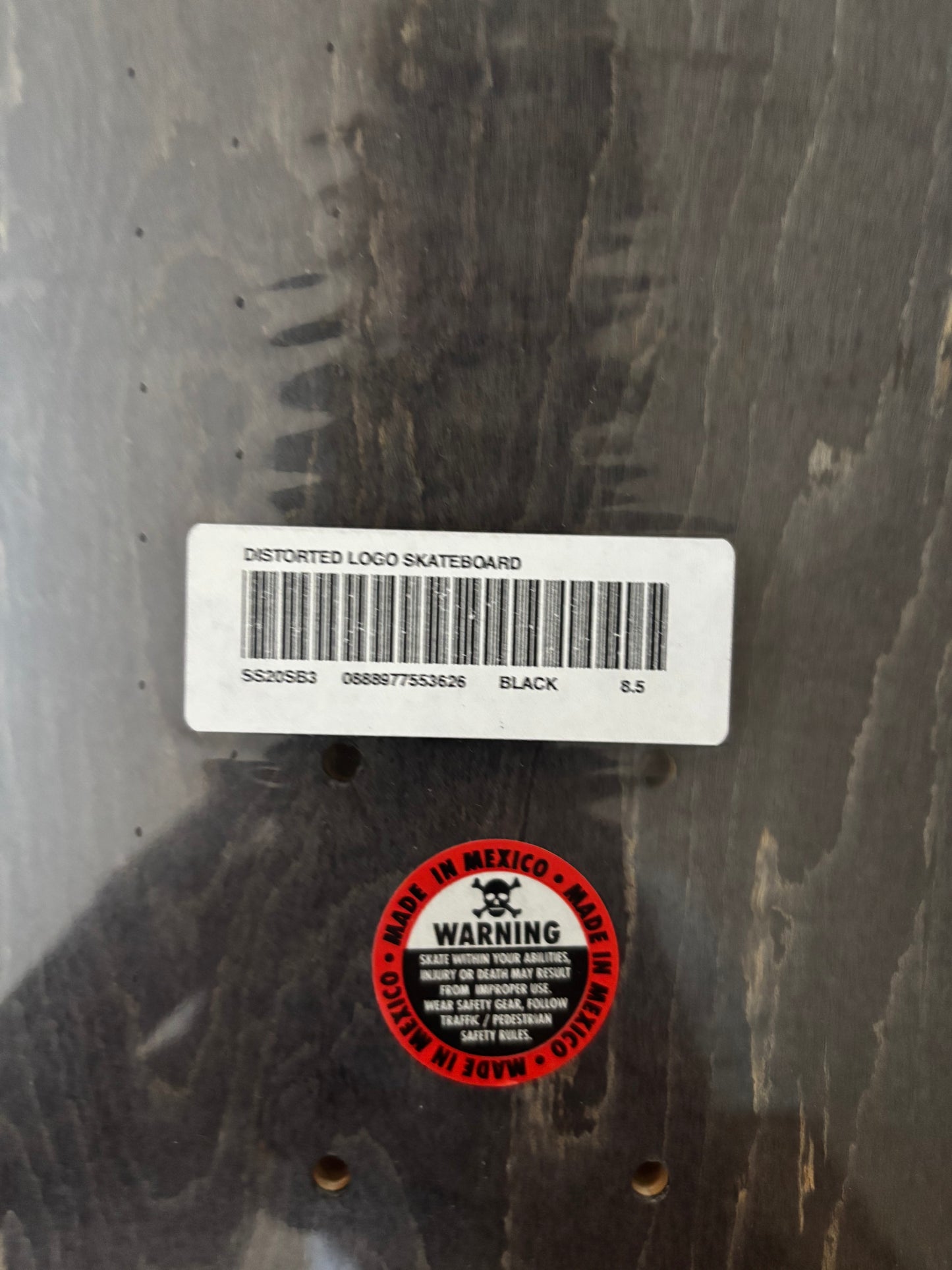 Supreme Distorted Logo Skateboard Deck