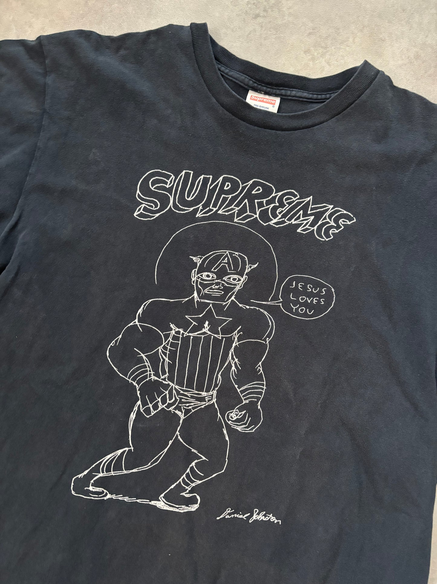 Supreme x Daniel Johnston Jesus Loves You Tee (Str. L)