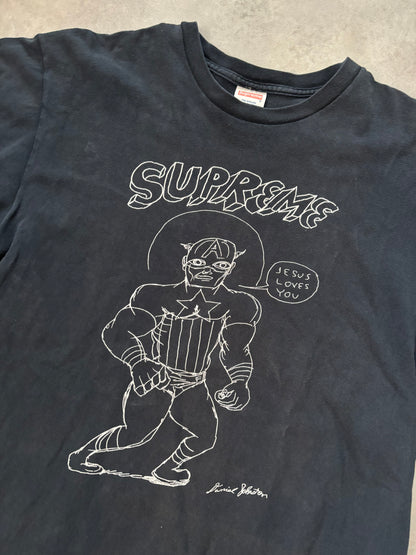 Supreme x Daniel Johnston Jesus Loves You Tee (Str. L)