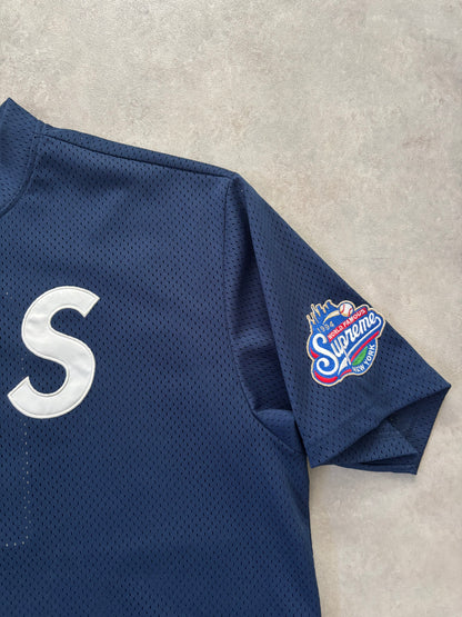 Supreme S Logo Baseball Henley (Str. M)