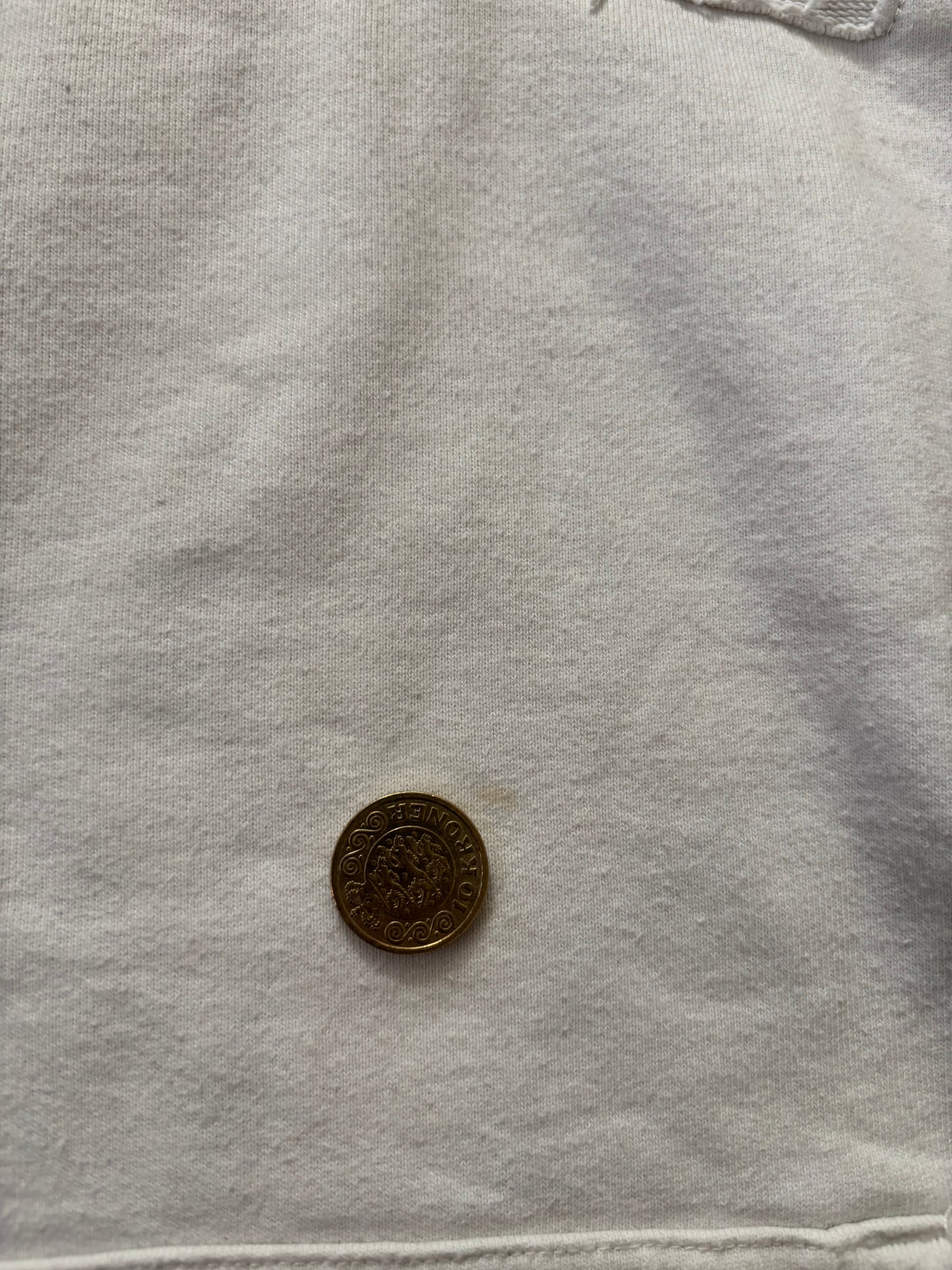 Supreme Set In Logo White Hoodie (Str. M)