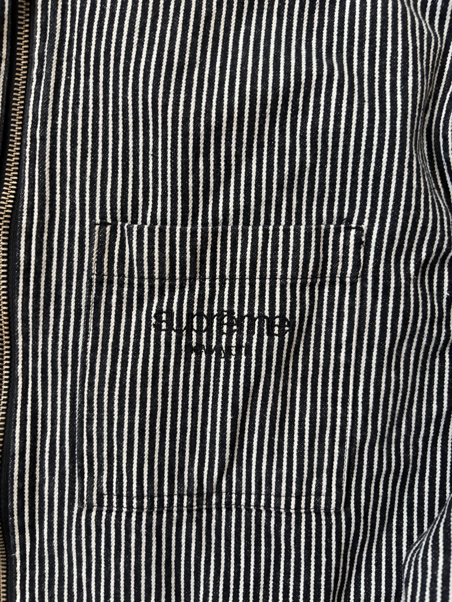 Supreme Striped Hooded Jacket (Str. L)