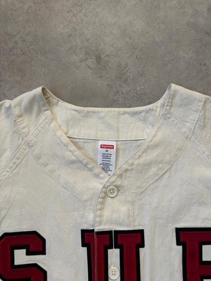 Supreme Denim Baseball Jersey (Str. M)