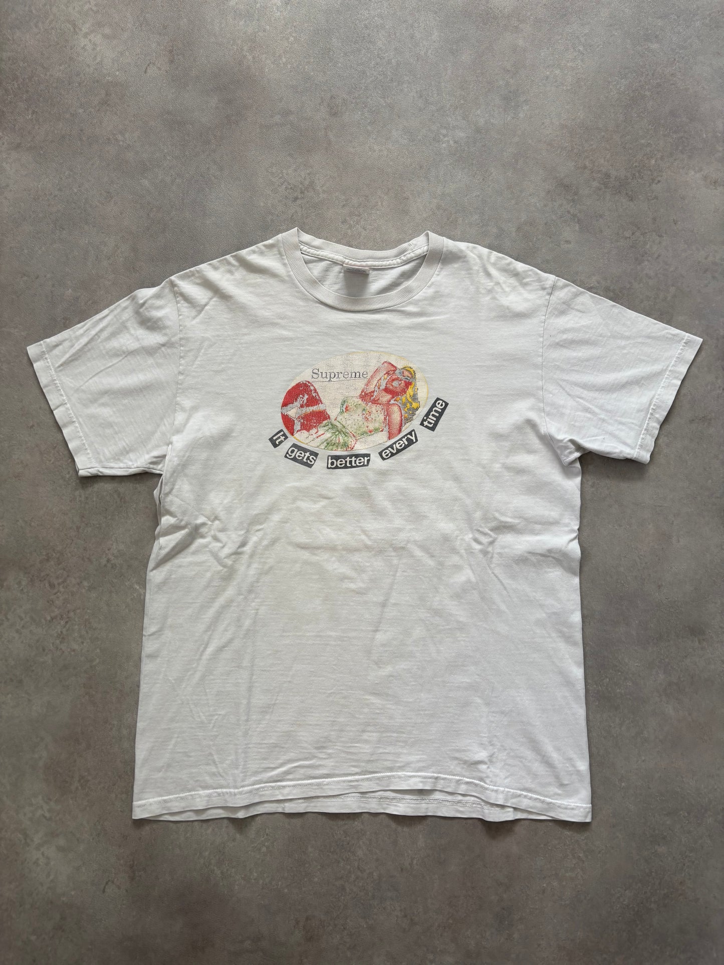 Supreme It Gets Better Every Time Tee (Str. M)
