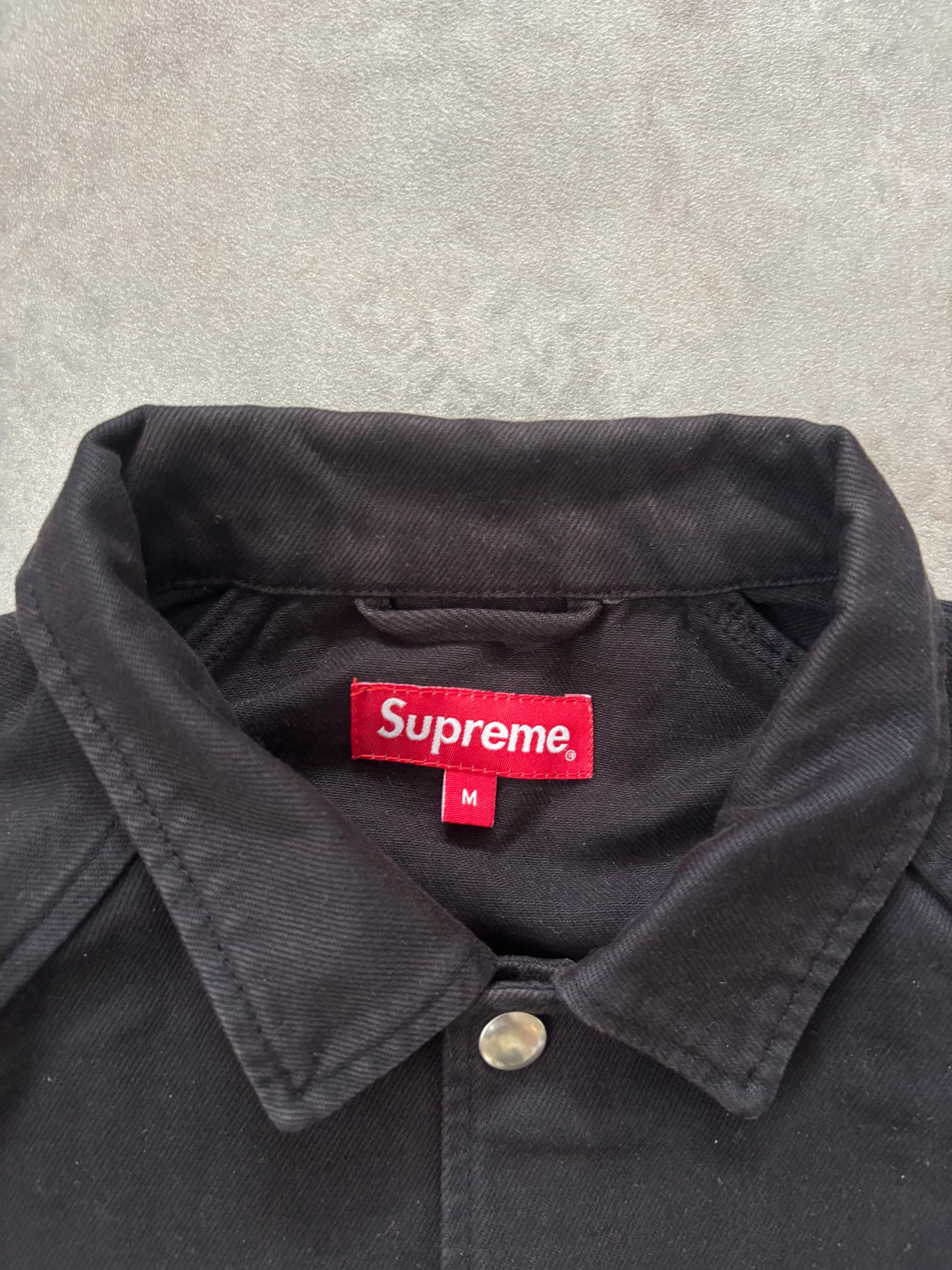 Supreme Snap Front Twill Jacket (Str. M)