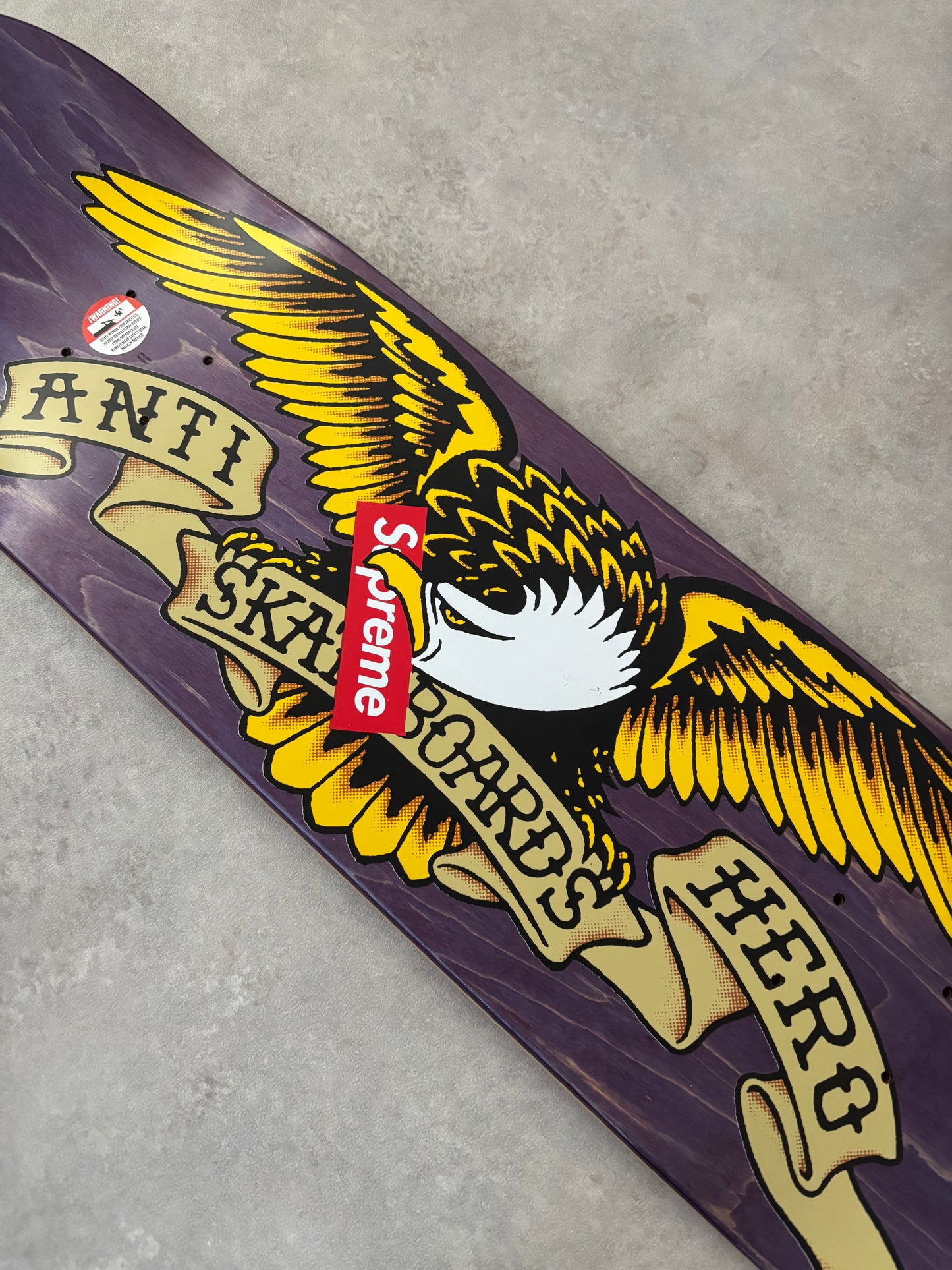 Supreme ANTIHERO Skateboard Deck Set