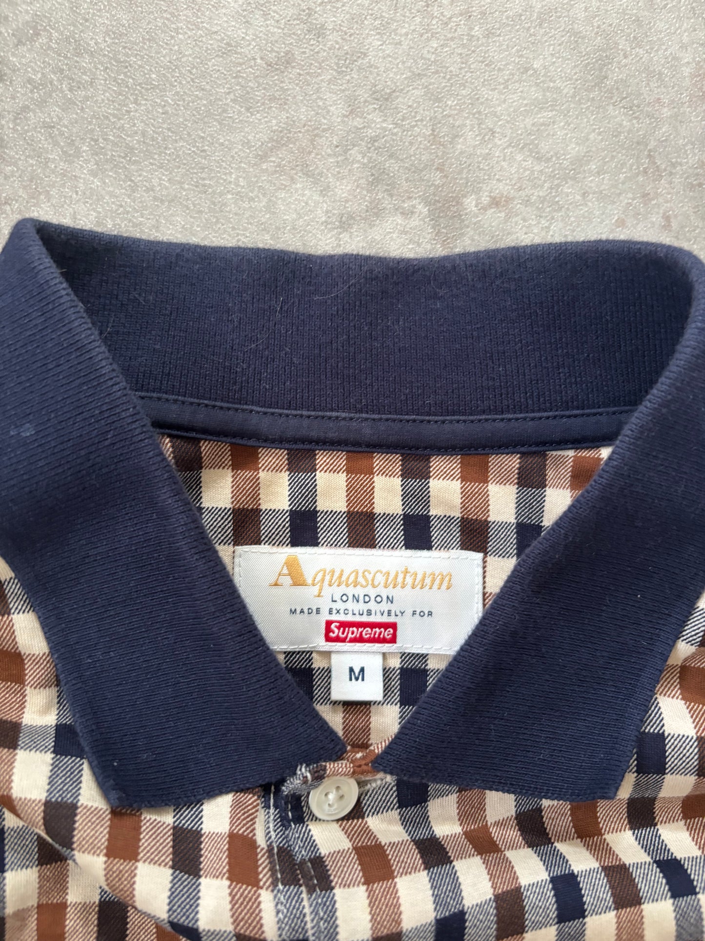 Supreme Aquascutum Club Check Polo (Str. M)