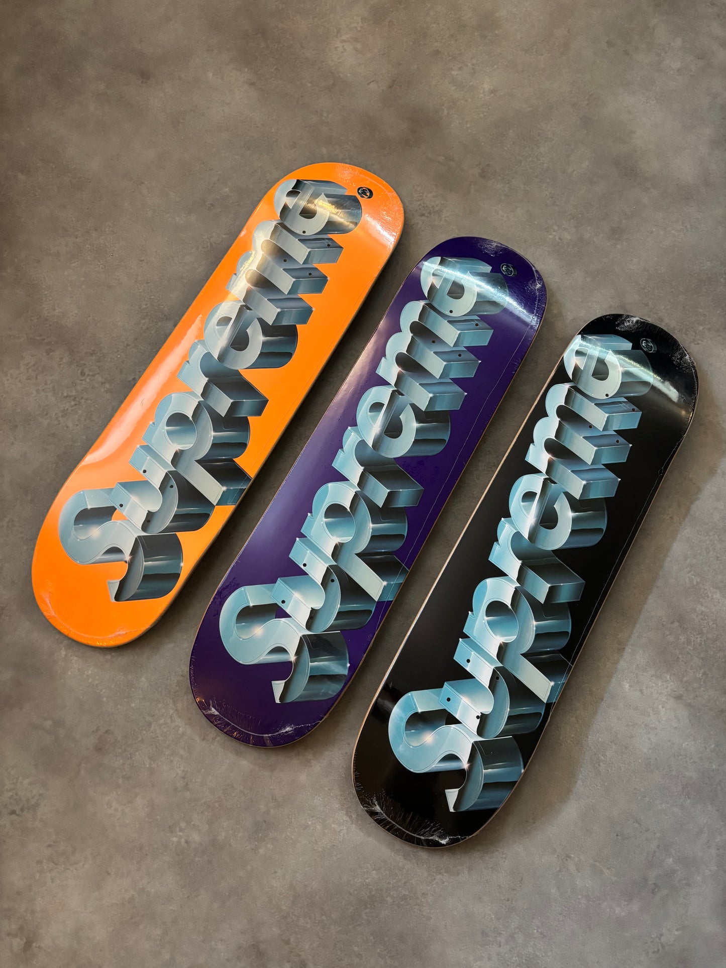 Supreme Chrome Logo Skateboard Deck