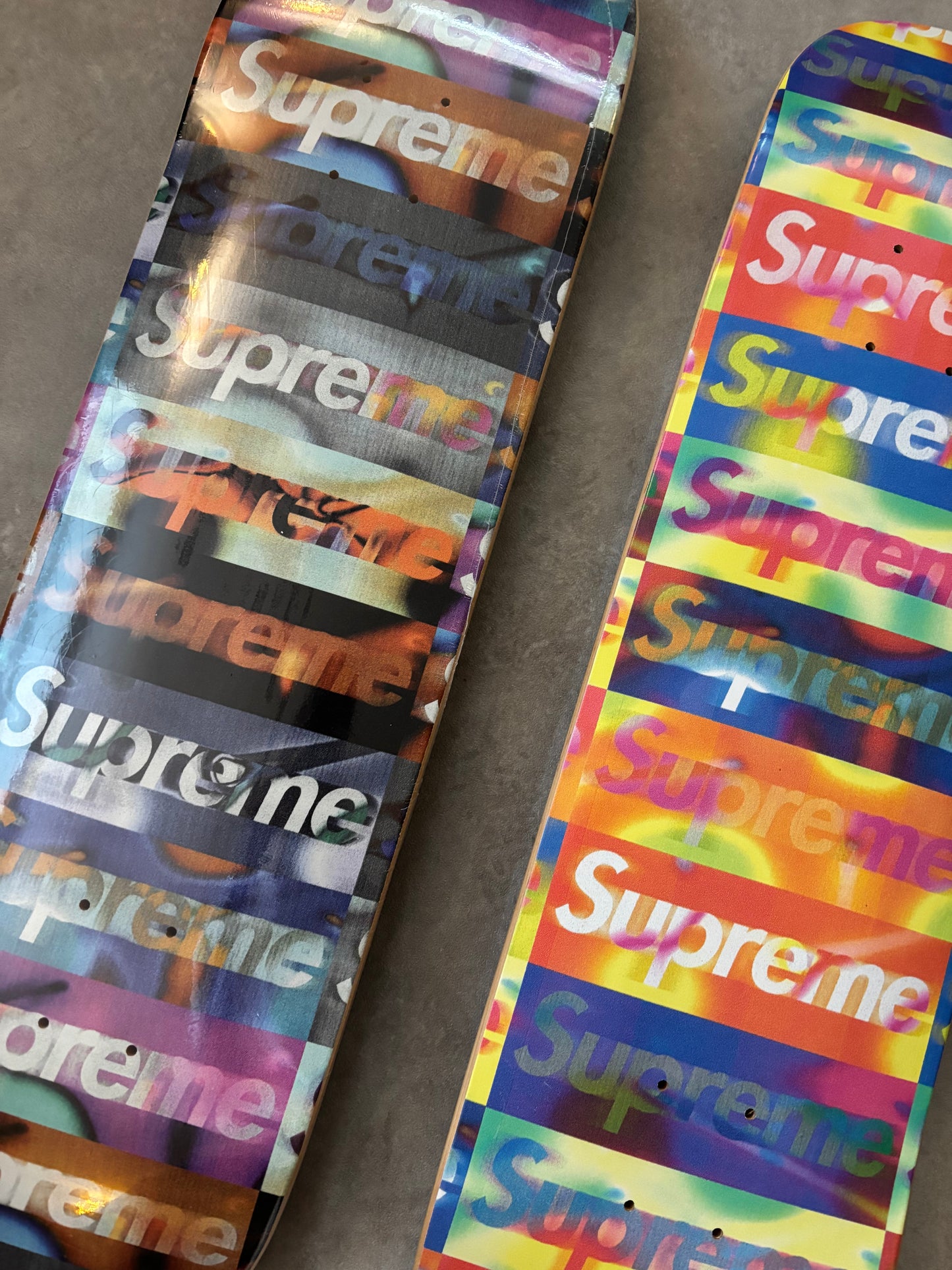Supreme Distorted Logo Skateboard Deck