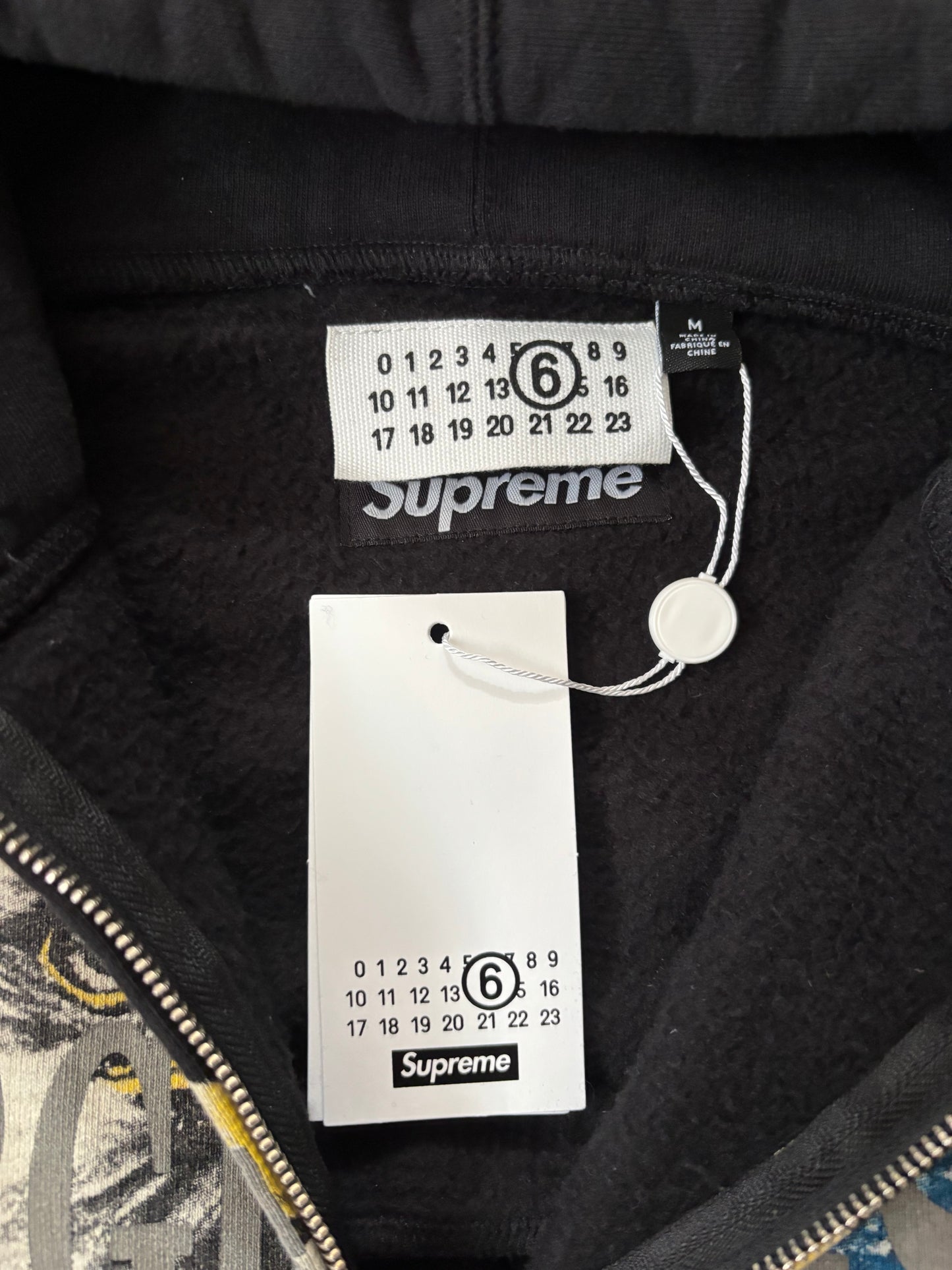 Supreme MM6 Maison Margiela Eagle Zip Up Hoodie (Str. M)