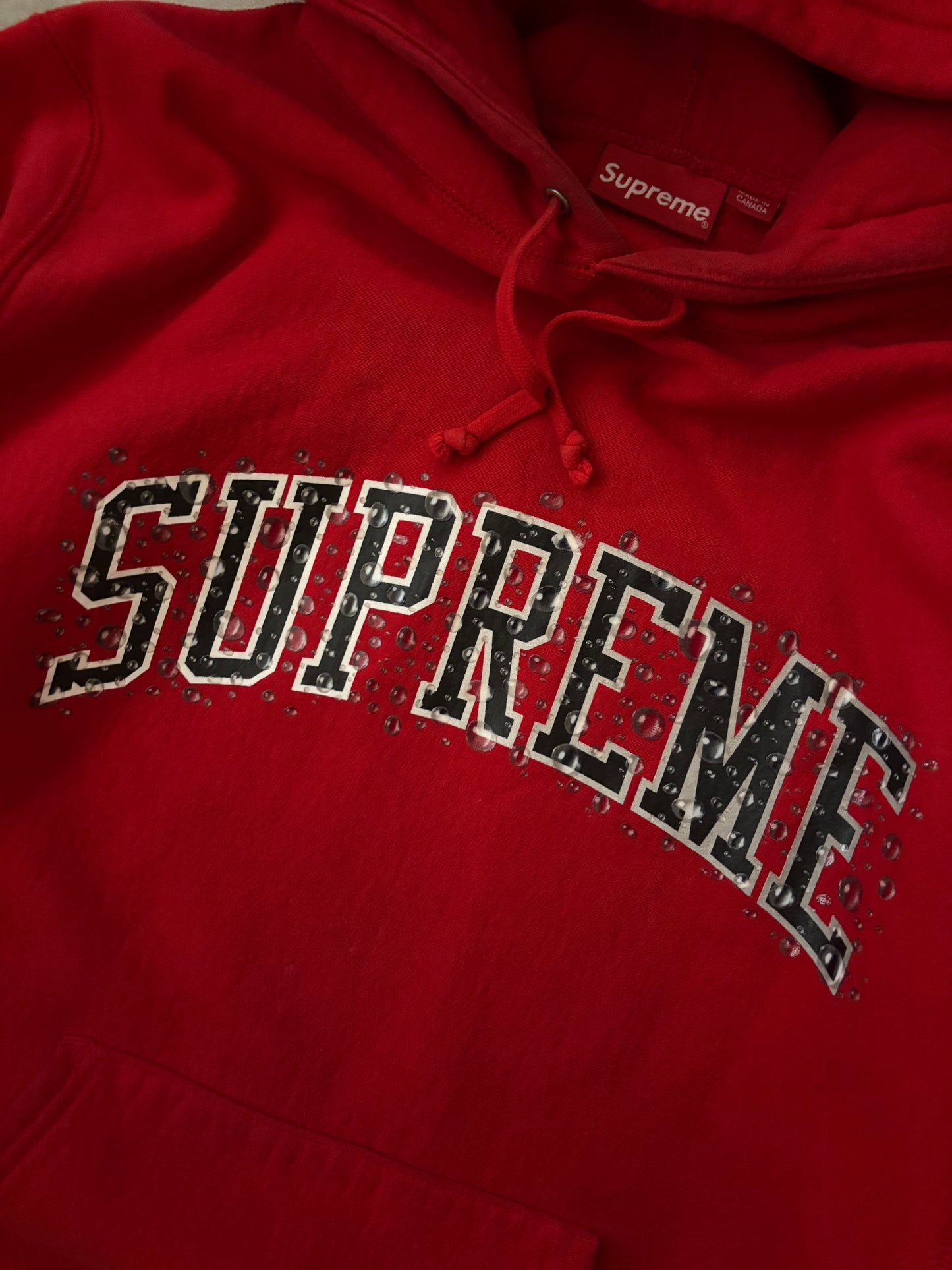 Supreme Water Arc Hooded Sweatshirt (Str. L)