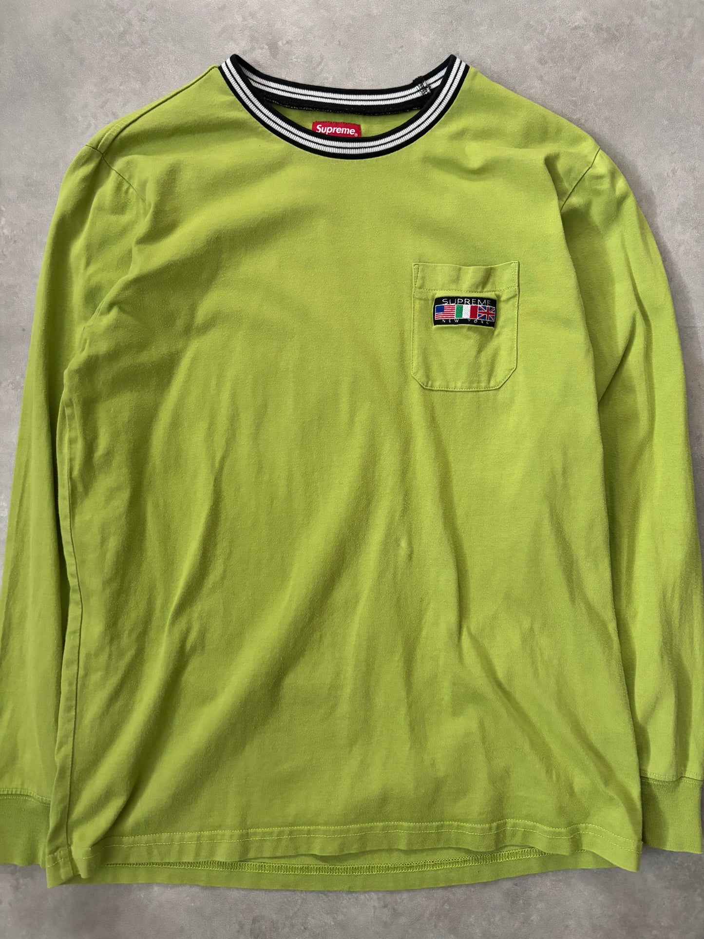 Supreme Flags L/S Pocket Tee (Str. M)