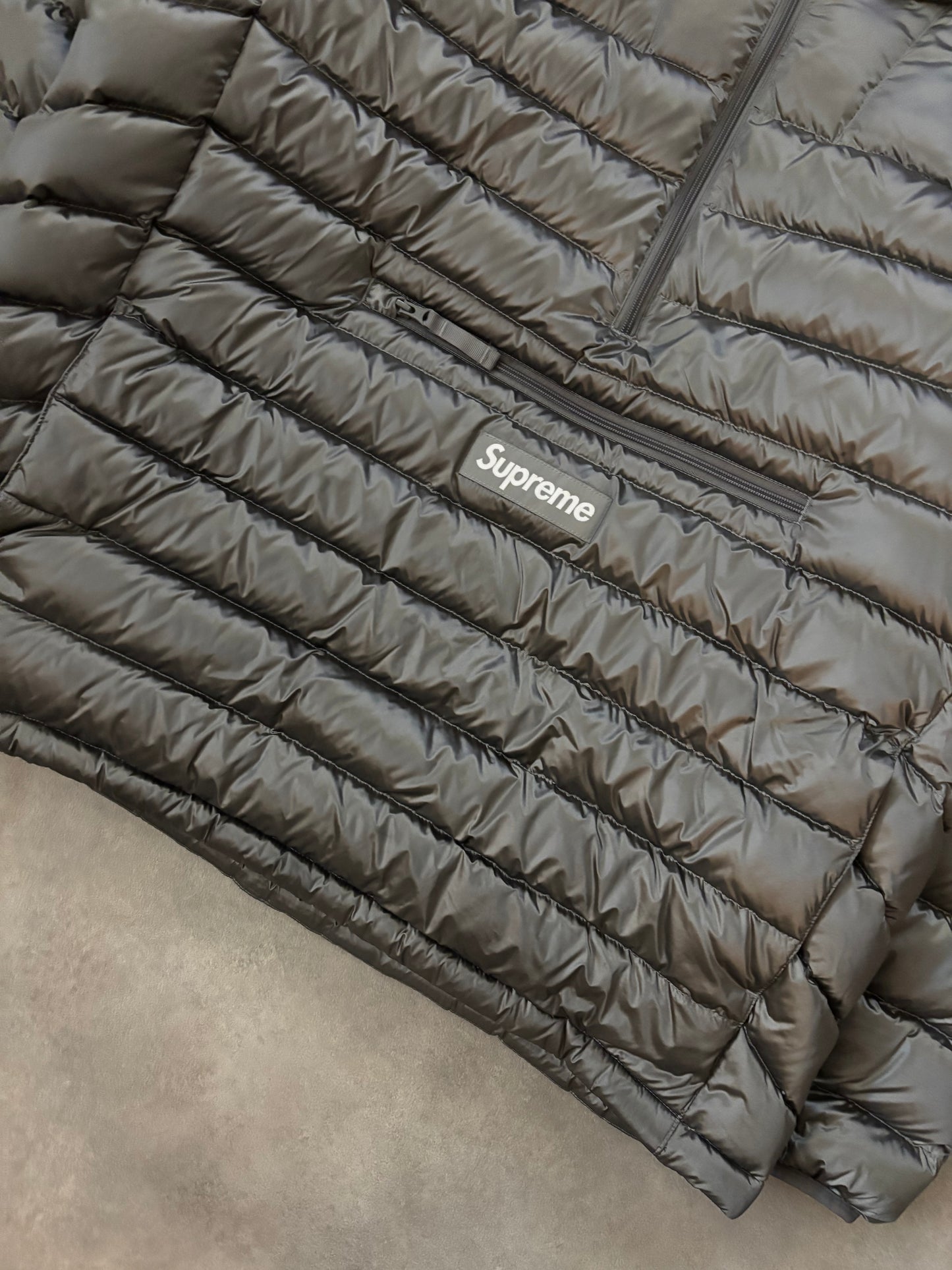 Supreme Micro Down Half Zip Jacket (Str. M)