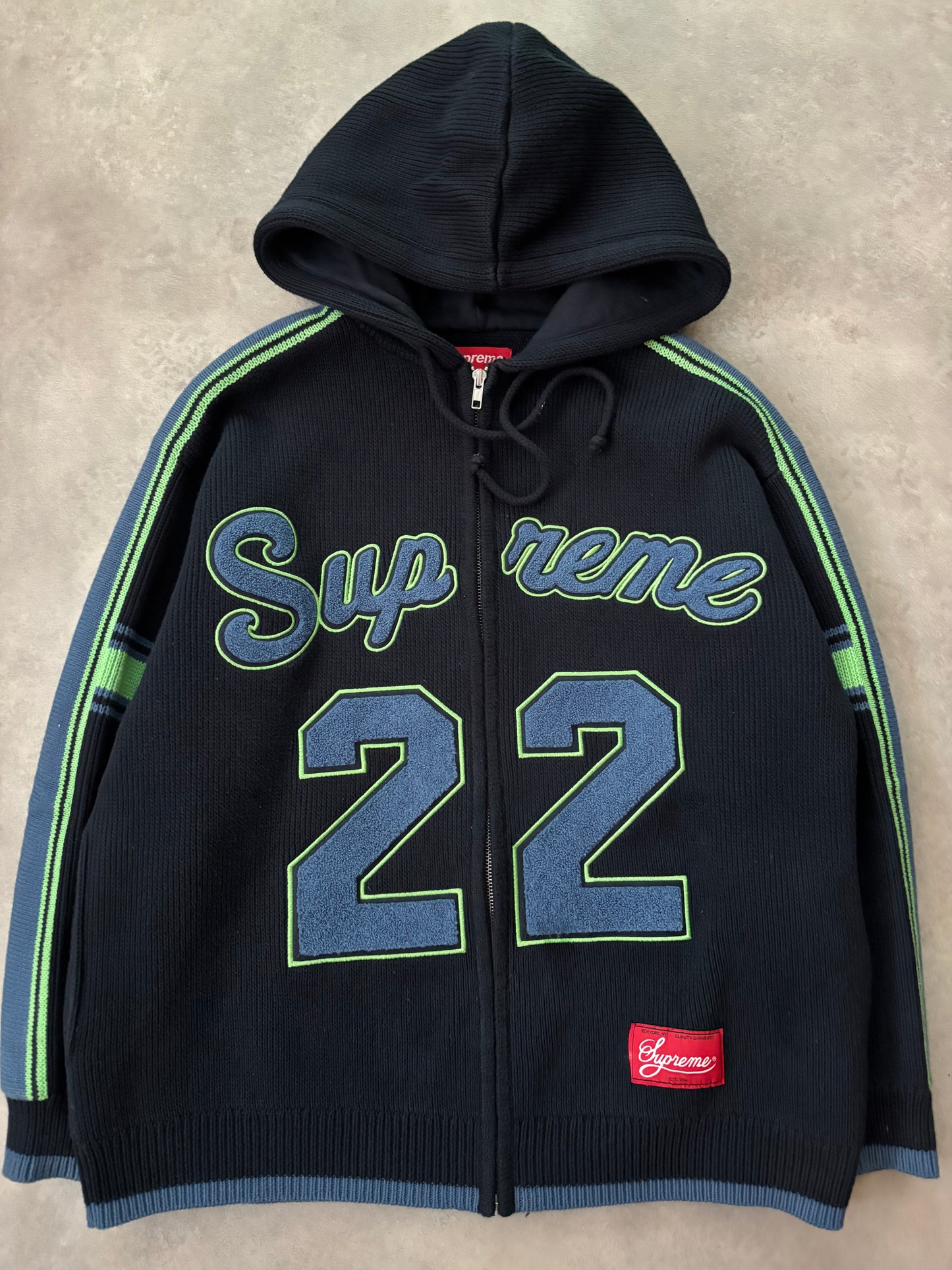Supreme Sport Zip Up Hooded Sweater (Str. M)