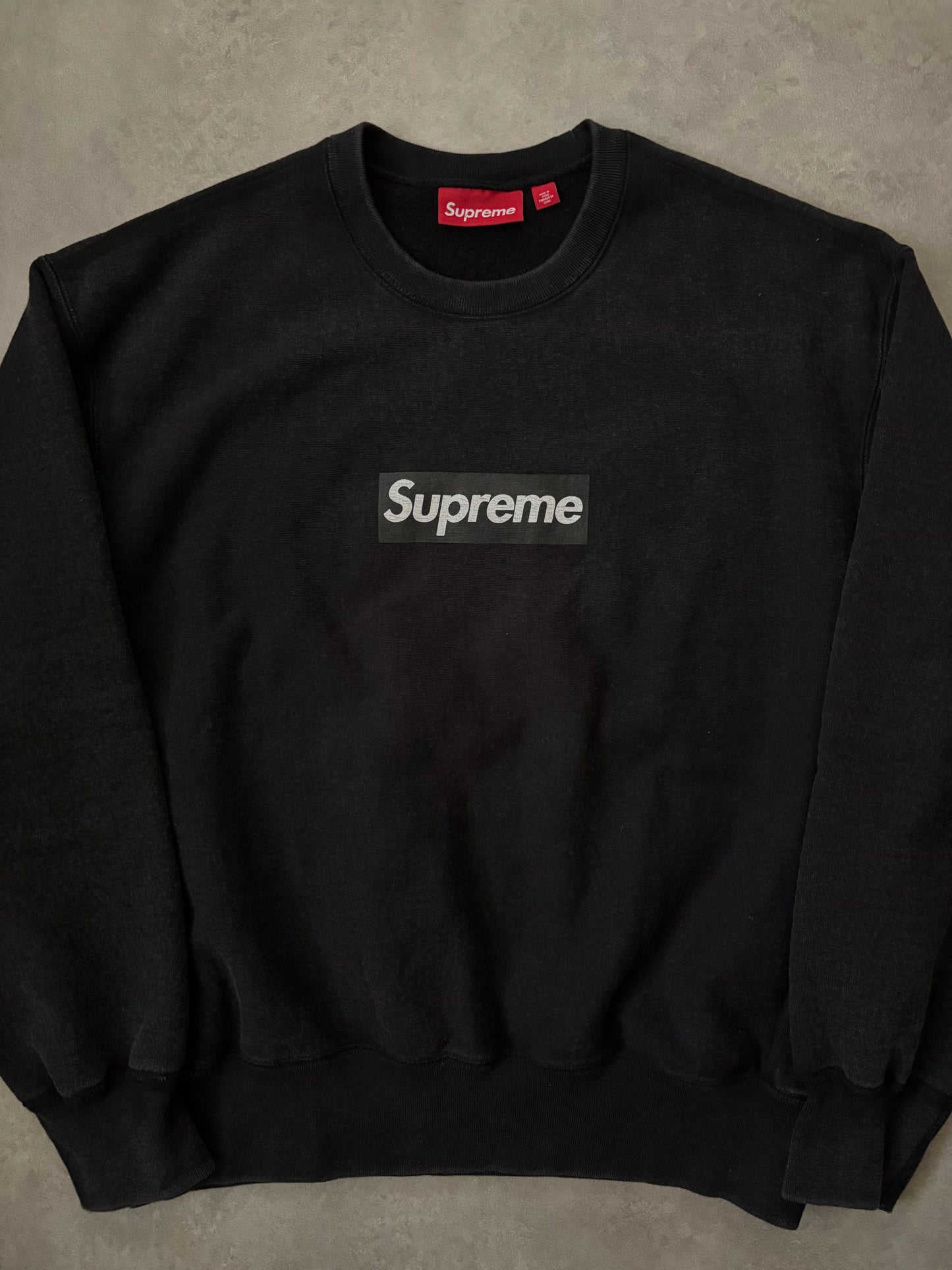 Supreme Washed Box Logo Crewneck (Str. S)