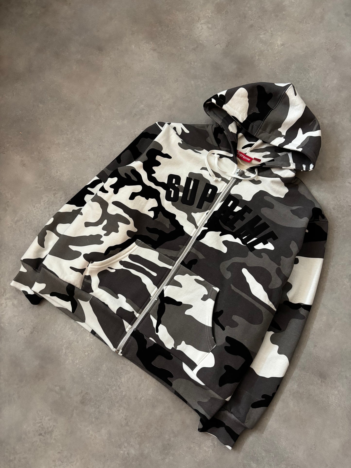 Supreme Arc Thermal Lined Zip Up Hoodie (Str. M)