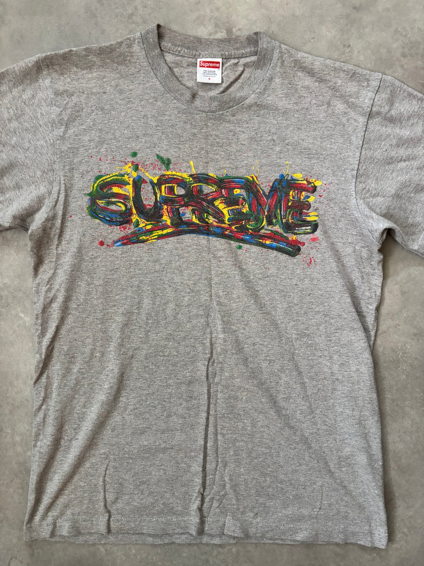 Supreme Paint Logo Tee (Str. S)