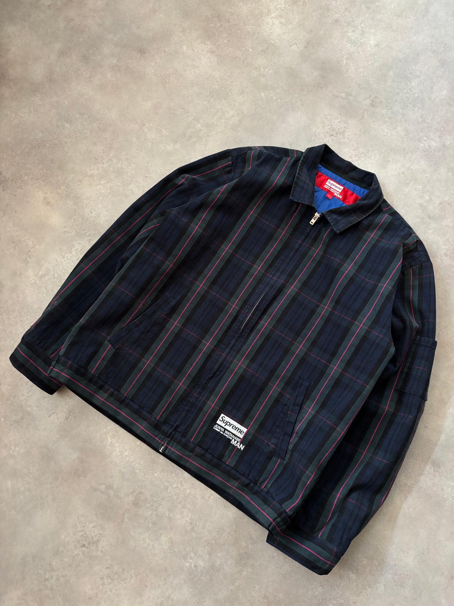 Supreme x JUNYA WATANABE CDG MAN Printed Work Jacket (Str. L)