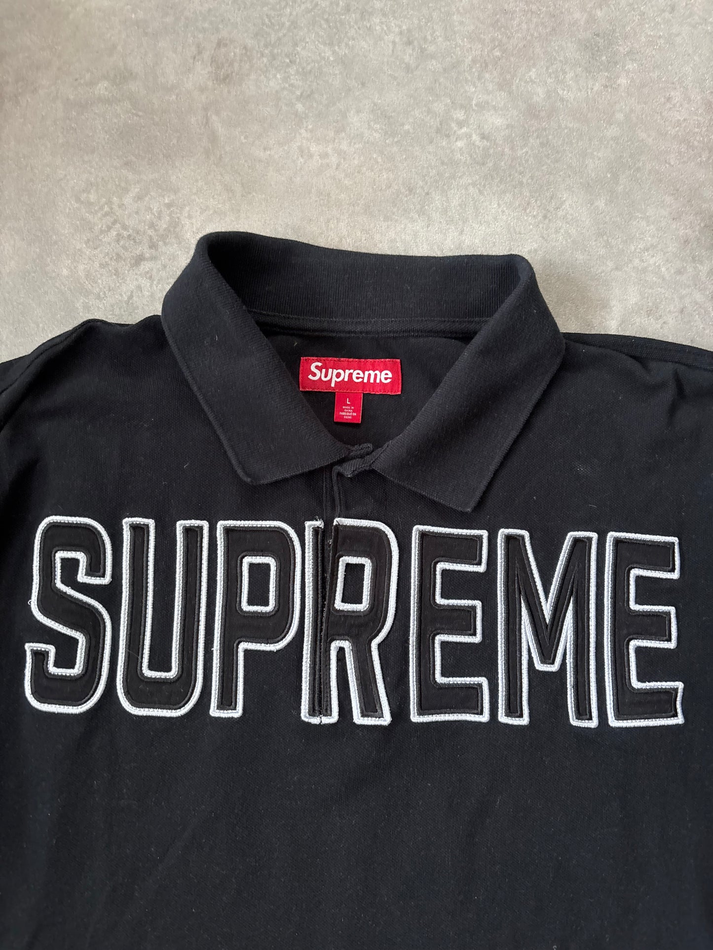 Supreme Twill Appliqué Polo (Str. L)