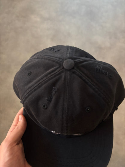 Supreme Distressed Script 6-Panel