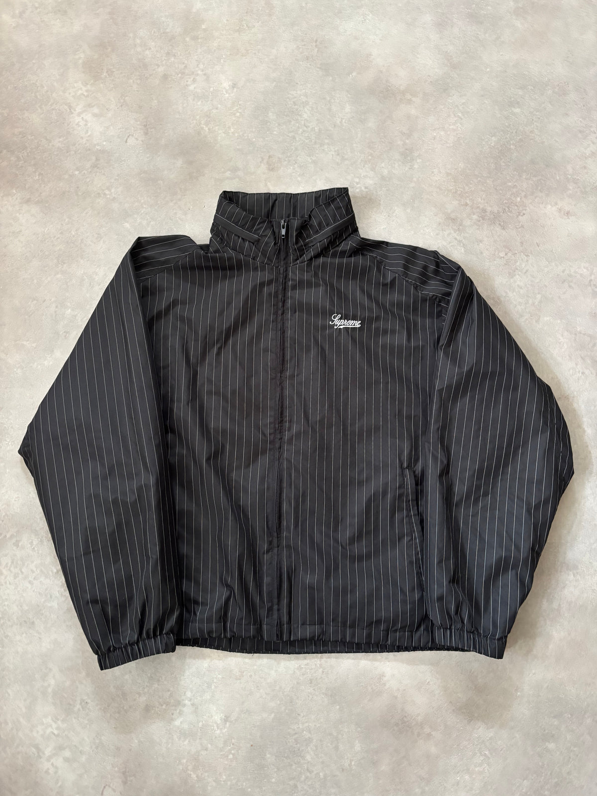 Supreme Reflective Pinstripe Track Jacket (Str. M)