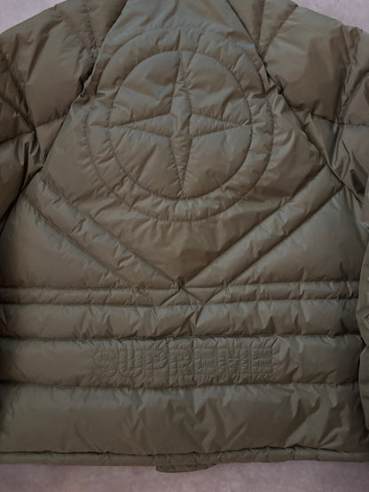 Supreme Stone Island Reversible Down Puffer Jacket  (Str. L)