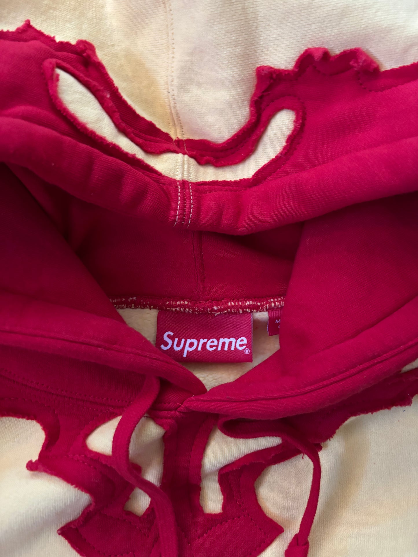 Supreme Western Cut Out Hooded Sweatshirt (Str. L)