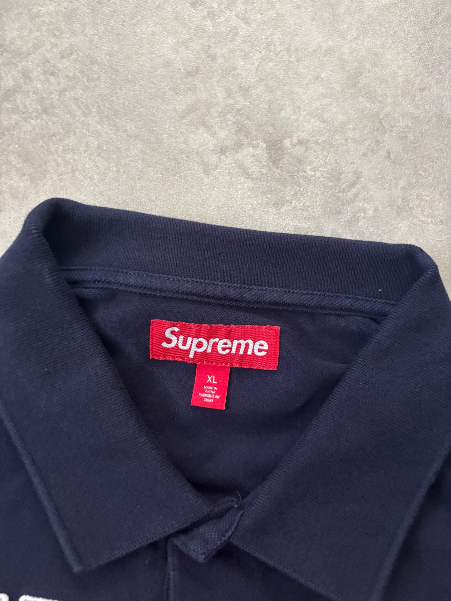 Supreme Twill Appliqué Polo (Str. XL)