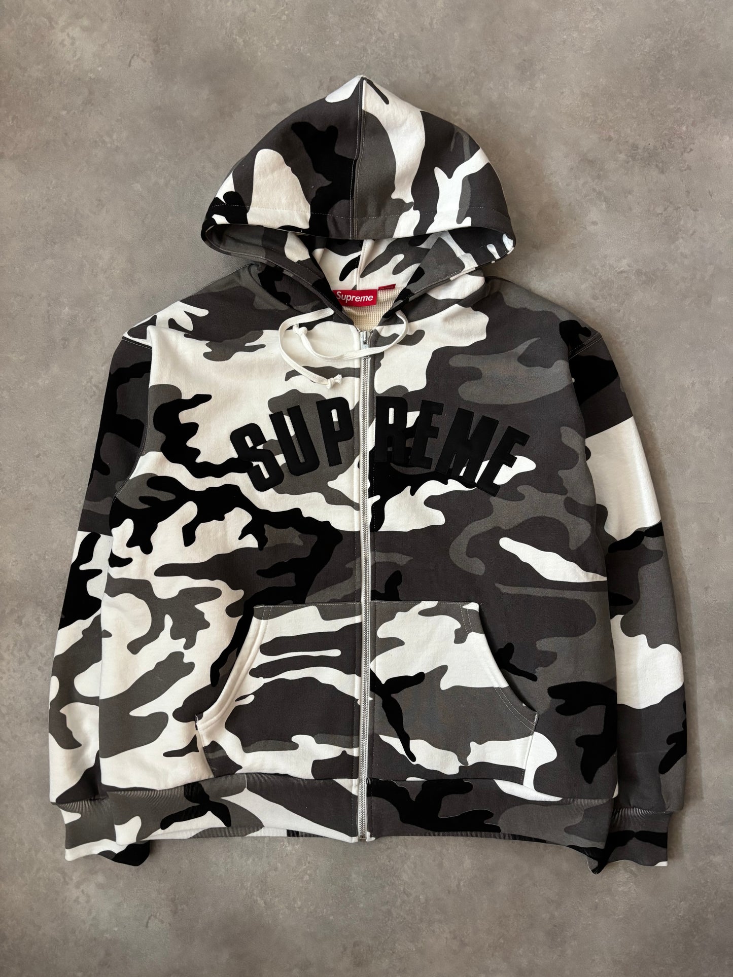 Supreme Arc Thermal Lined Zip Up Hoodie (Str. M)