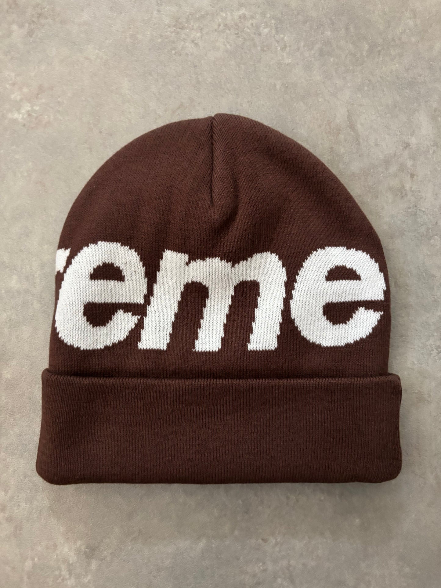 Supreme Big Logo Beanie
