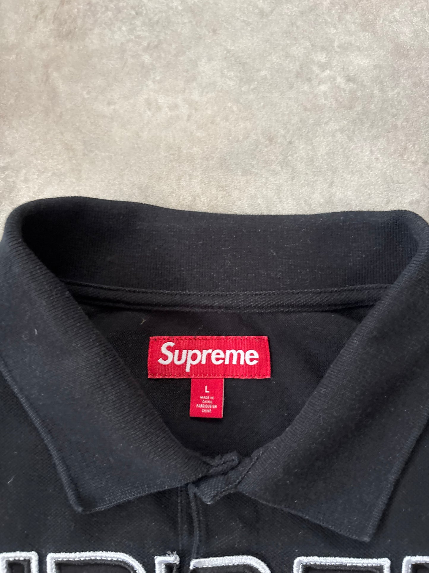 Supreme Twill Appliqué Polo (Str. L)