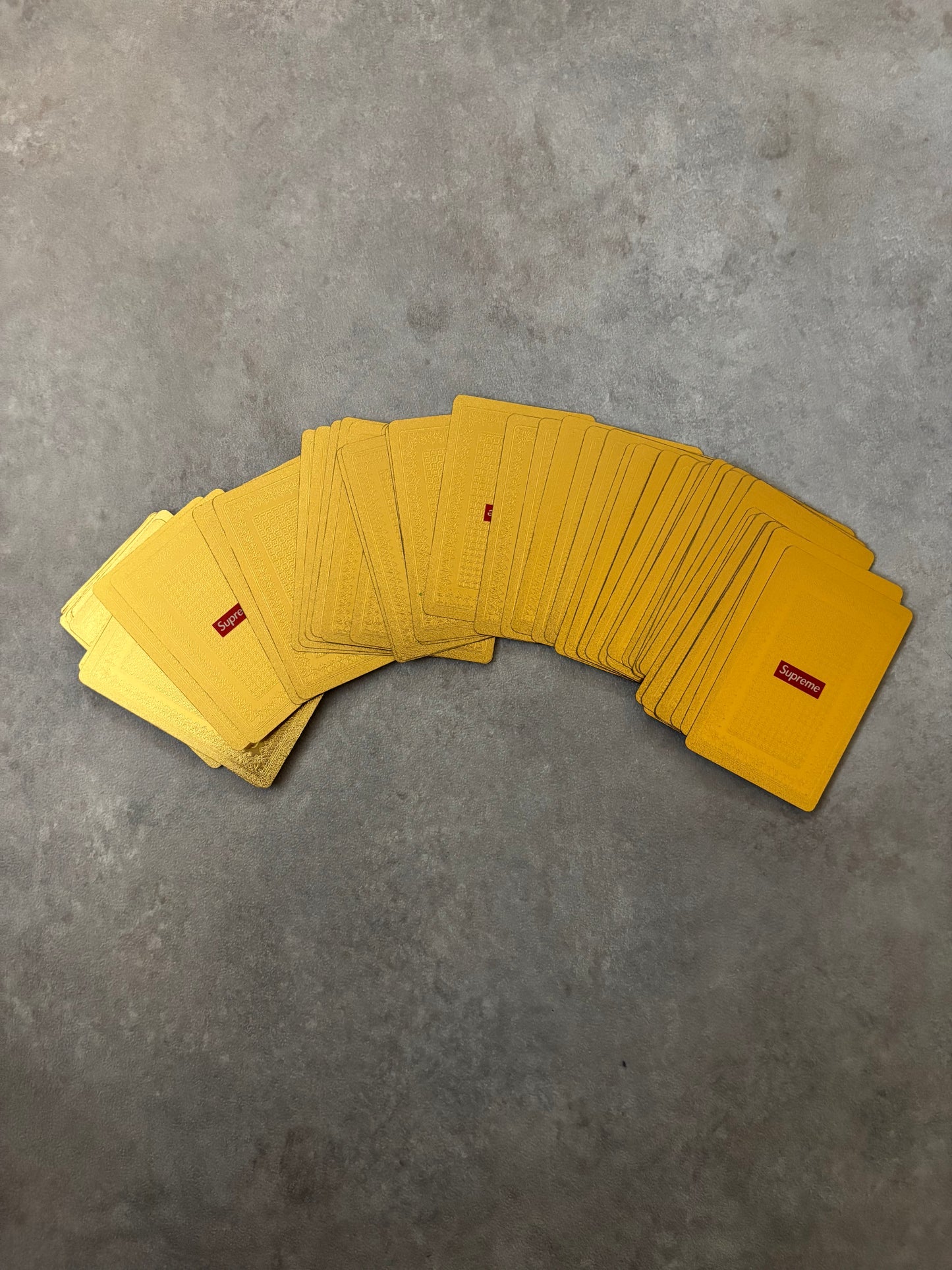 Supreme Gold Foil Playing Cards