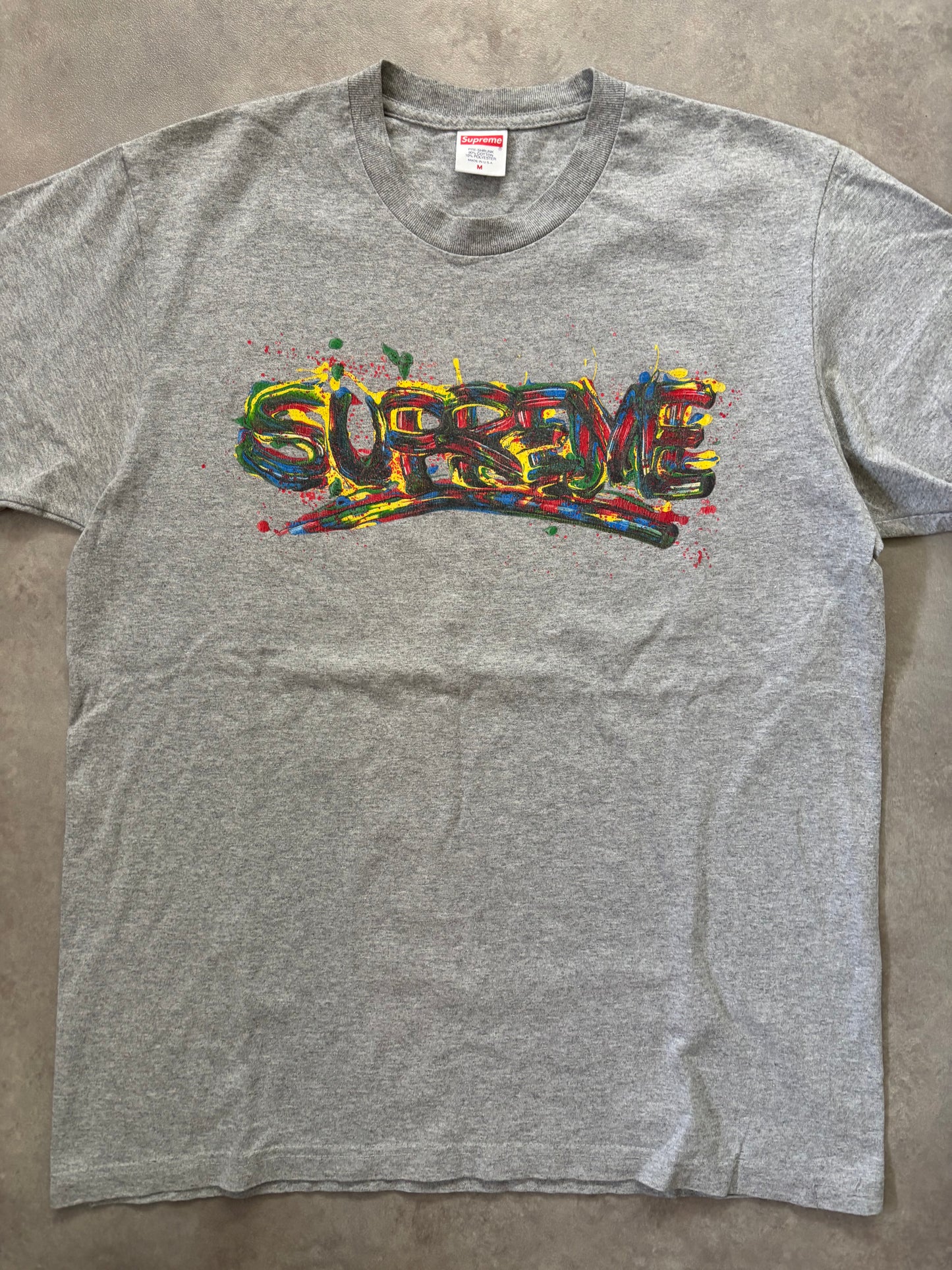 Supreme Paint Logo Tee (Str. M)