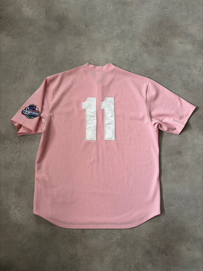Supreme S Logo Baseball Henley (Str. M)